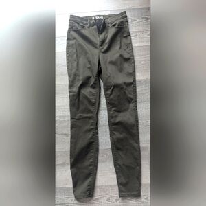 Olive Green R Jeans Sz 27 Tall